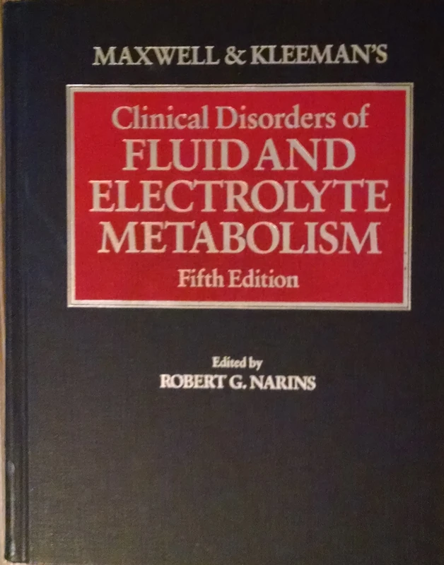 Clinical Disorders of Fluid and Electrolyte Metabolism