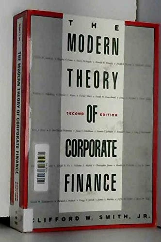 The Modern Theory of Corporate Finance (MCGRAW HILL SERIES IN FINANCE)