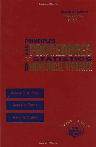 Principles and Procedures of Statistics: A Biometrical Approach (MCGRAW HILL SERIES IN PROBABILITY AND STATISTICS)