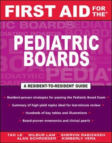 First Aid for the Pediatric Boards