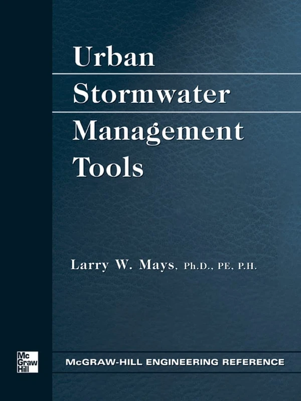 McGraw-Hill Urban Stormwater Management Tools - Engineering Book