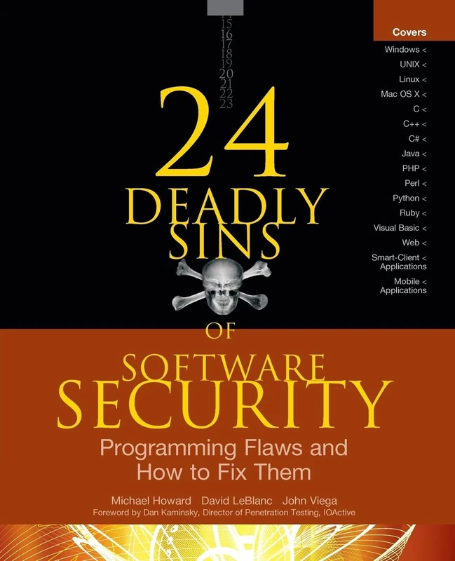 24 Deadly Sins of Software Security: Programming Flaws and How to Fix Them: Programming Flaws and How to Fix Them (NETWORKING & COMM - OMG) - Image 1