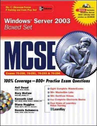 MCSE Windows Server 2003 Boxed Set (Exams 70-290, 70-291, 70-293, 70-294) (Certification Press)