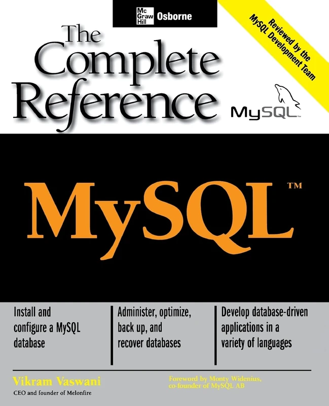 MySql(Tm): The Complete Reference (Osborne Complete Reference Series)