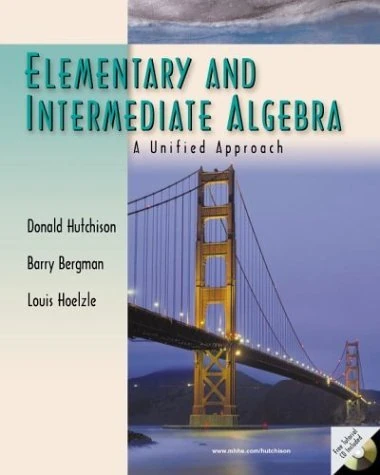 WITH Windows CD-Rom (Elementary and Intermediate Algebra: A Unified Approach)