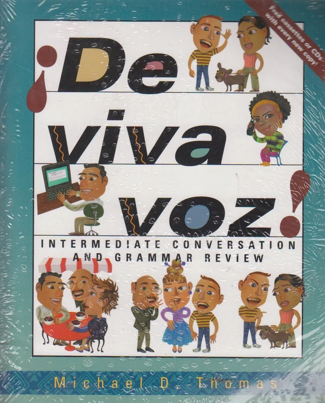 ¡De viva voz!: An Intermediate Conversation and Grammar Review Course (Student Edition + Listening Comprehension Audio CD) - Image 1