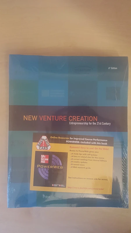 New Venture Creation: Entrepreneurship for the 21st Century with PowerWeb and New Business Mentor CD