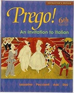 Prego! Instructor's Edition (Prego!: An Invitation to Italian)