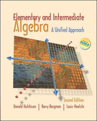 Elementary and Intermediate Algebra: A Unified Approach with MathZone