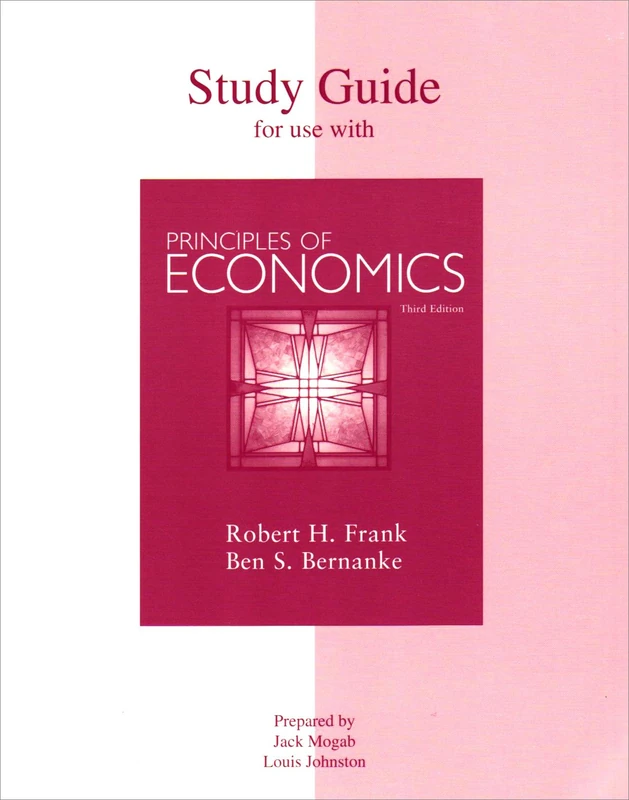 Study Guide to accompany Principles of Economics