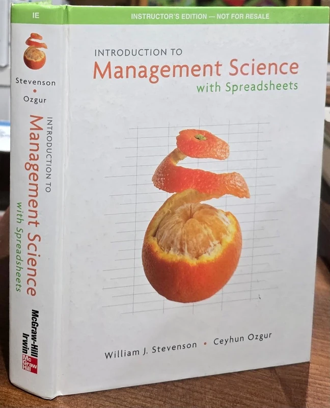 Intro to Mgt Science w/Spreadsheets, Instr Edition