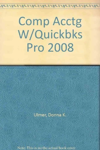 Computer Accounting with QuickBooks Pro 2008 - Image 1