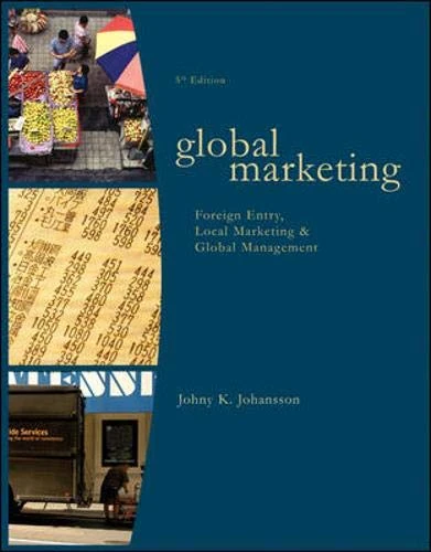 Global Marketing: Foreign Entry, Local Marketing, and Global Management