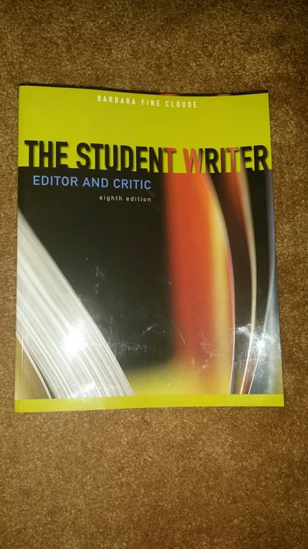 The Student Writer: Editor and Critic