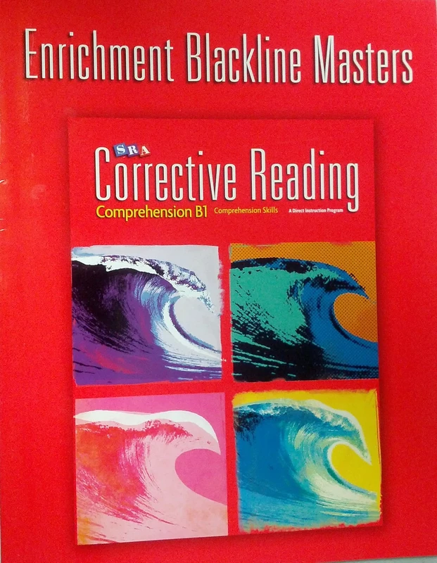 Corrective Reading Comprehension Level B1, Enrichment Blackline Master (CORRECTIVE READING DECODING SERIES)