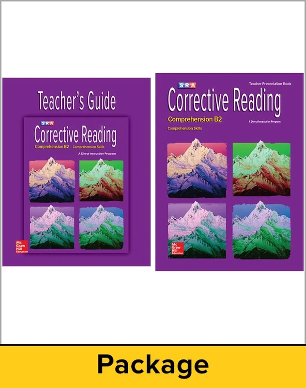 Corrective Reading Comprehension Level B2, Teacher Materials Package (CORRECTIVE READING DECODING SERIES)