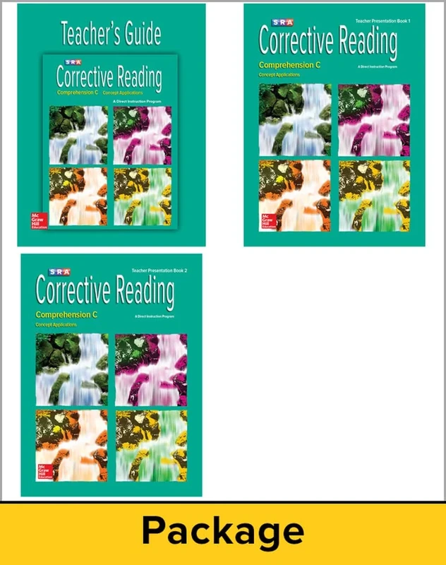 Corrective Reading Comprehension Level C, Teacher Materials Package (CORRECTIVE READING DECODING SERIES)