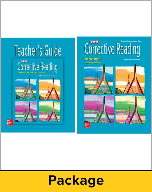 Corrective Reading Decoding Level B1, Teacher Materials Package (CORRECTIVE READING DECODING SERIES)