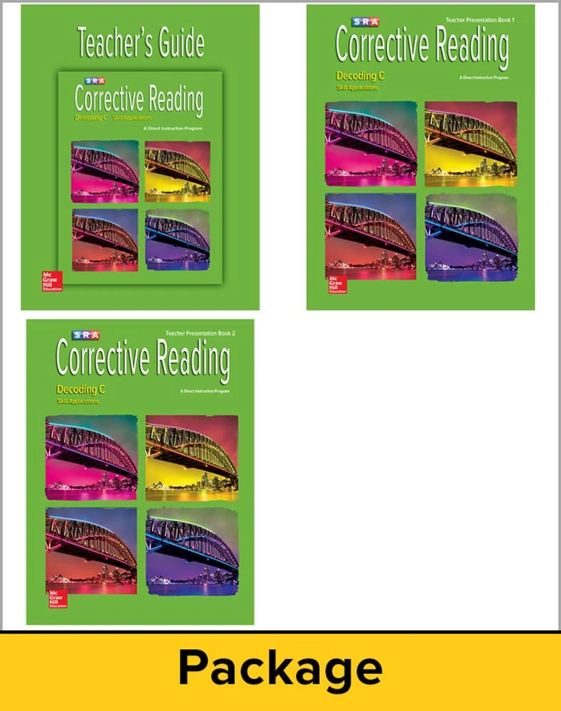 Corrective Reading Decoding Level C, Teacher Materials Package (CORRECTIVE READING DECODING SERIES)