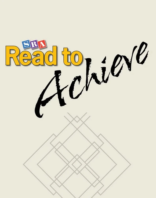 Read to Achieve: Comprehending Content Area Text, Teacher Materials Package: Read to Achieve: Teacher Materials