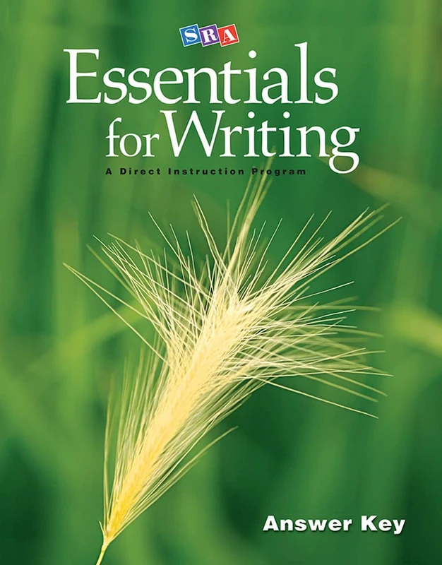 SRA Essentials for Writing Answer Key (EXPRESSIVE WRITING)