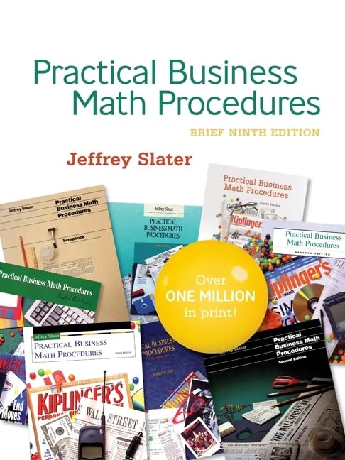 Practical Business Math Procedures Brief Edition with Student DVD, wsjinsert,BuMath Handbook