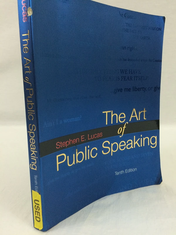 The Art of Public Speaking with Media Ops Setup ISBN Lucas