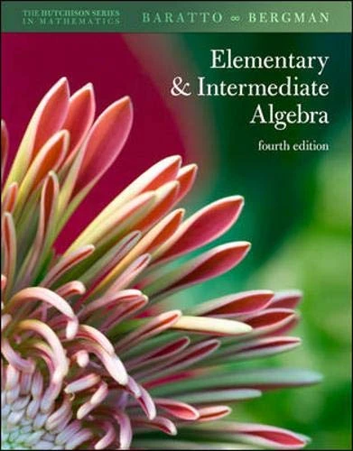 Hutchison's Elementary and Intermediate Algebra (Hutchison Series in Mathematics)
