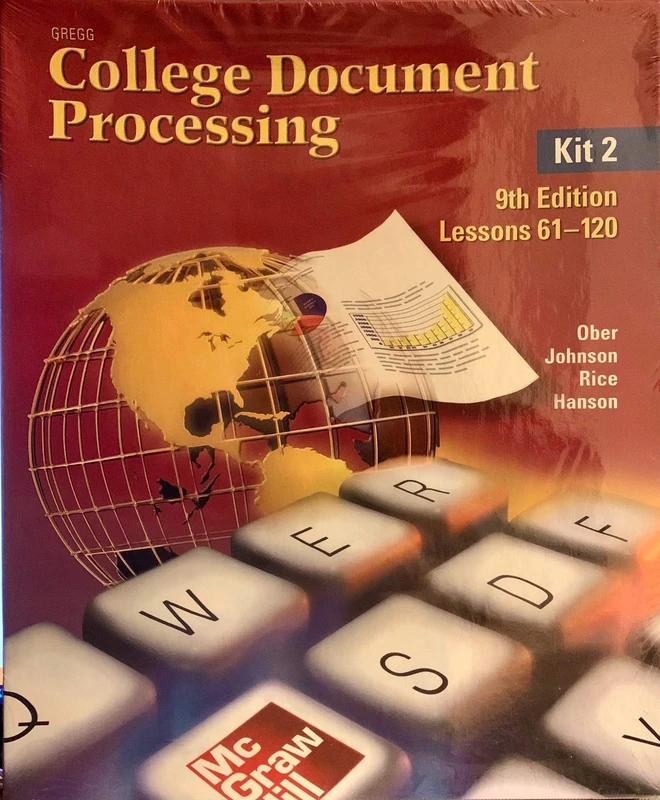 Gregg College Keyboarding and Document Processing (GDP), Lessons 61-120, Kit 2, Word 2000