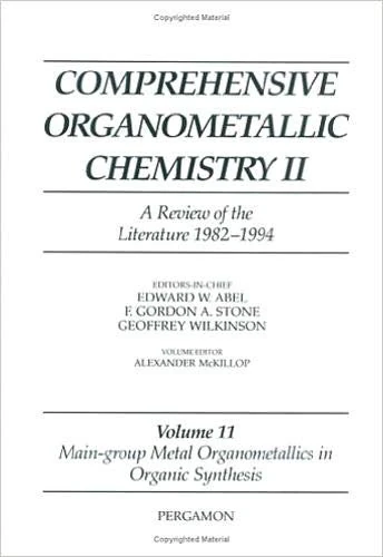Main-Group Metal Organometallics in Organic Synthesis (Comprehensive Organometallic Chemistry II)