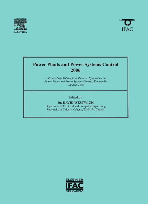 Elsevier Power Plants and Power Systems Control 2006 Proceedings
