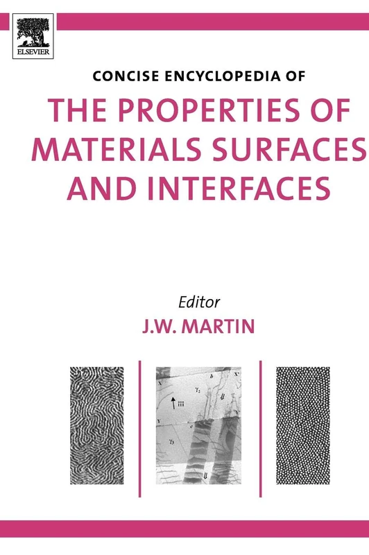 The Concise Encyclopedia of the Properties of Materials Surfaces and Interfaces