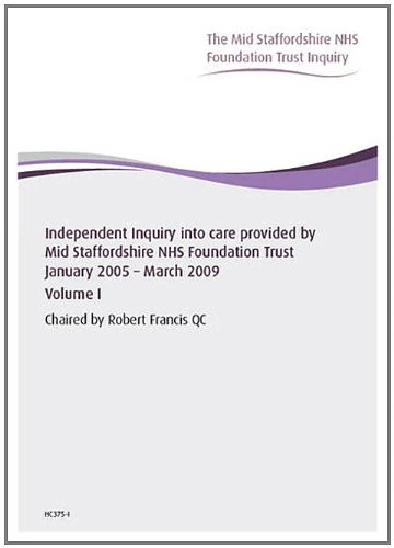 Independent Inquiry into Care Provided by Mid Staffordshire NHS Foundation Trust: January 2005 - March 2009: v. 1-2 (HC)