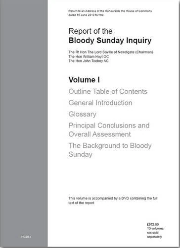 Report of the Bloody Sunday Inquiry: v. 1-10 (HC) - Image 1