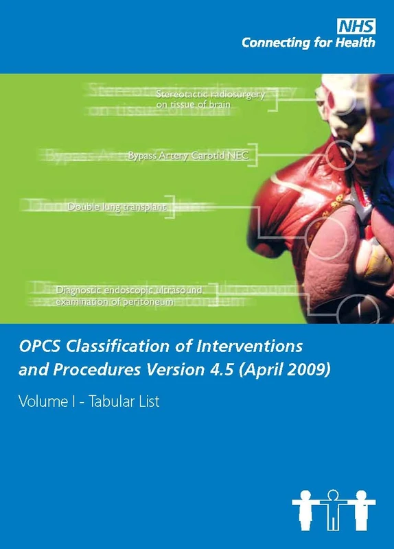 Tabular List (v. 1) (OPCS Classification of Interventions and Procedures Version 4.5 (April 2009)) - Image 1
