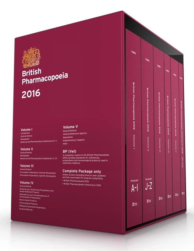 British pharmacopoeia 2016 [complete edition - print + download + online access]