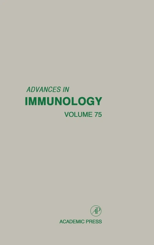 Advances in Immunology: 75: Volume 75