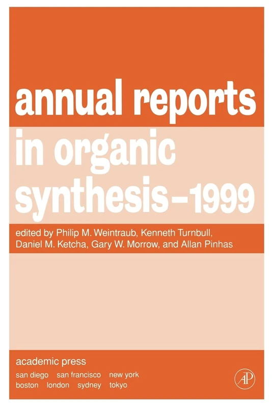 Annual Reports in Organic Synthesis 1999 (1999)