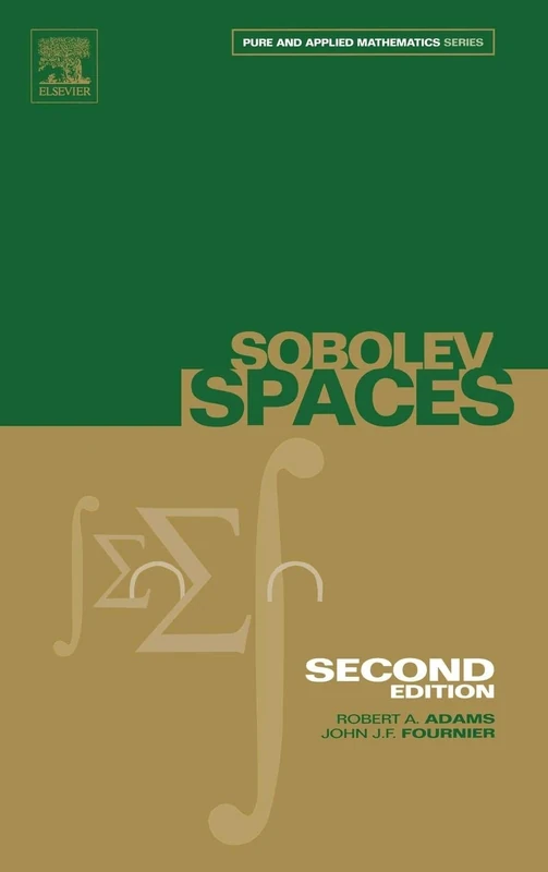 Sobolev Spaces (Volume 140) (Pure and Applied Mathematics, Volume 140)