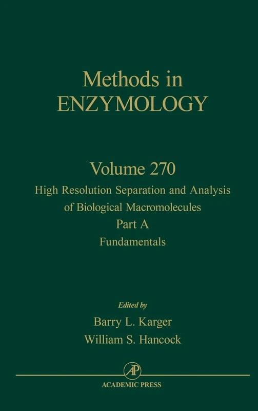 Academic Press Methods in Enzymology Vol 270 - Part A