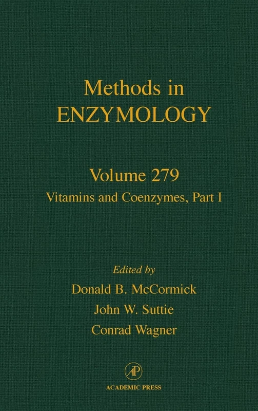 Vitamins & Coenzymes, Part I: 279 (Methods in Enzymology): Volume 279
