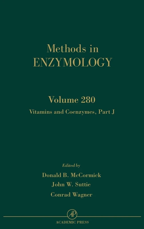 Vitamins & Coenzymes, Part J: 280 (Methods in Enzymology): Volume 280