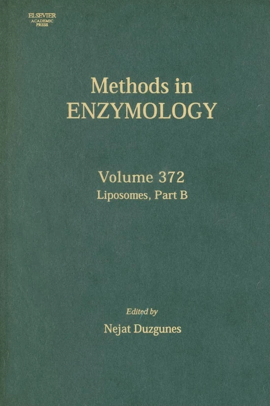 Lipsomes: 372 (Methods in Enzymology): Volume 372 - Image 1