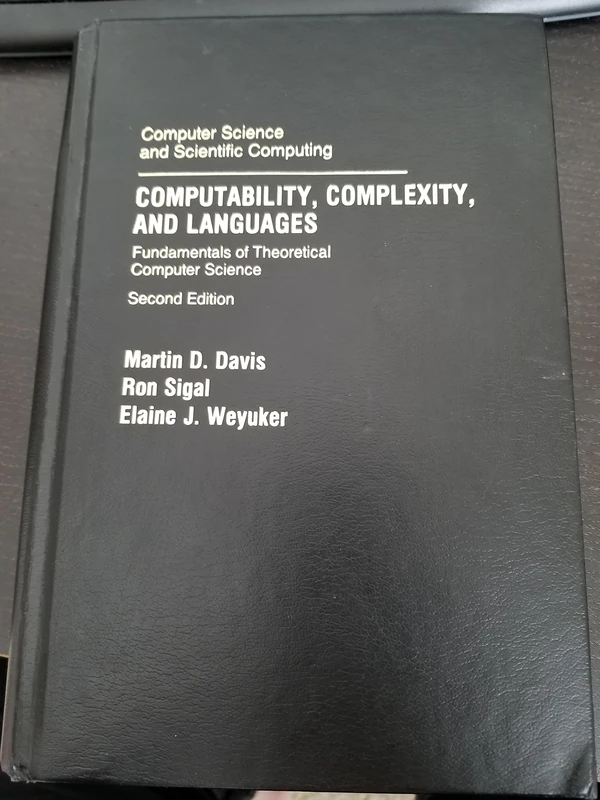 Computability, Complexity, and Languages: Fundamentals of Theoretical Computer Science (Computer Science and Scientific Computing)