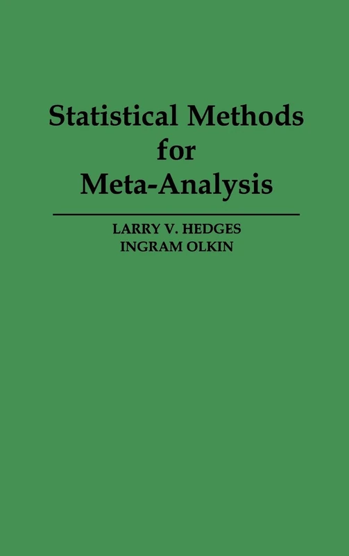 Statistical Methods for Meta-Analysis