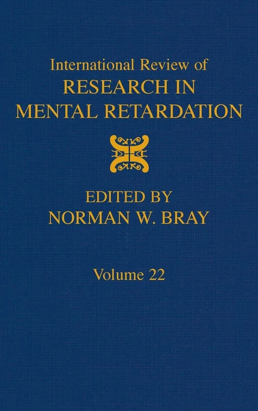International Review of Research in Mental Retardation: Vol 22: Volume 22