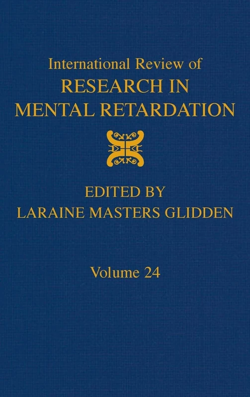 International Review of Research in Mental Retardation: 24: Volume 24