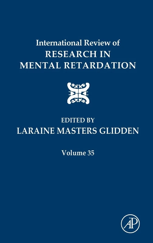 Academic Press International Review of Research in Mental Retardation Vol 35