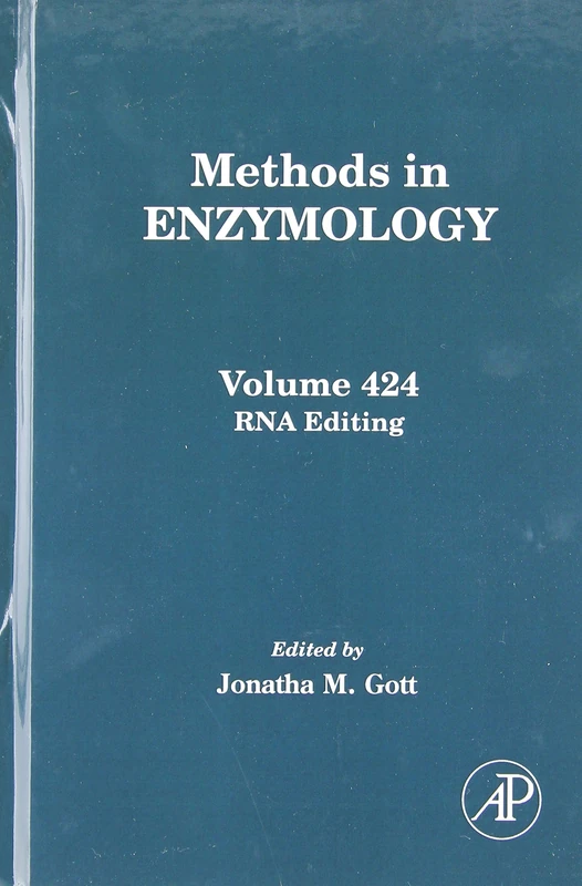 Academic Press RNA Editing (Methods in Enzymology) Vol 424