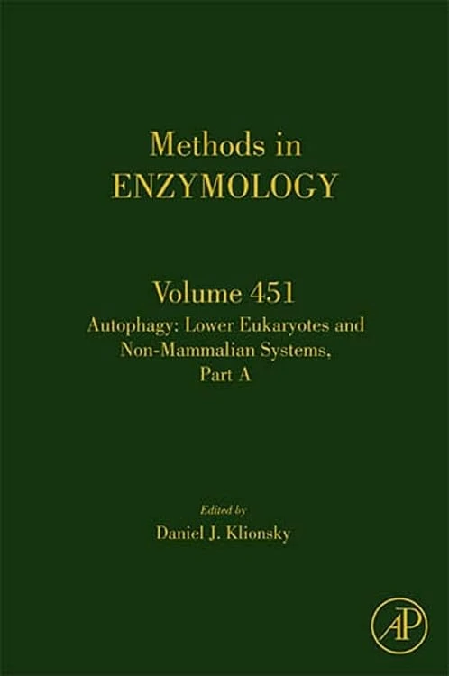 Academic Press Autophagy: Lower Eukaryotes - Volume 451